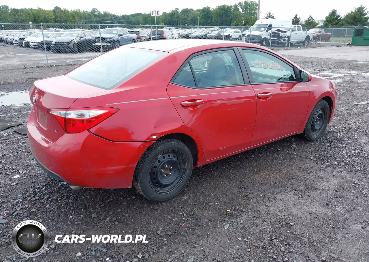 2014 Toyota Corolla Le VIN:2T1BURHE5EC186567 - 4