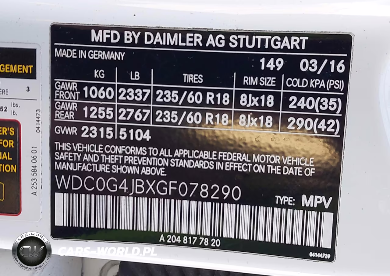 2016 Mercedes-Benz Glc 300 VIN:WDC0G4JBXGF078290 - 9