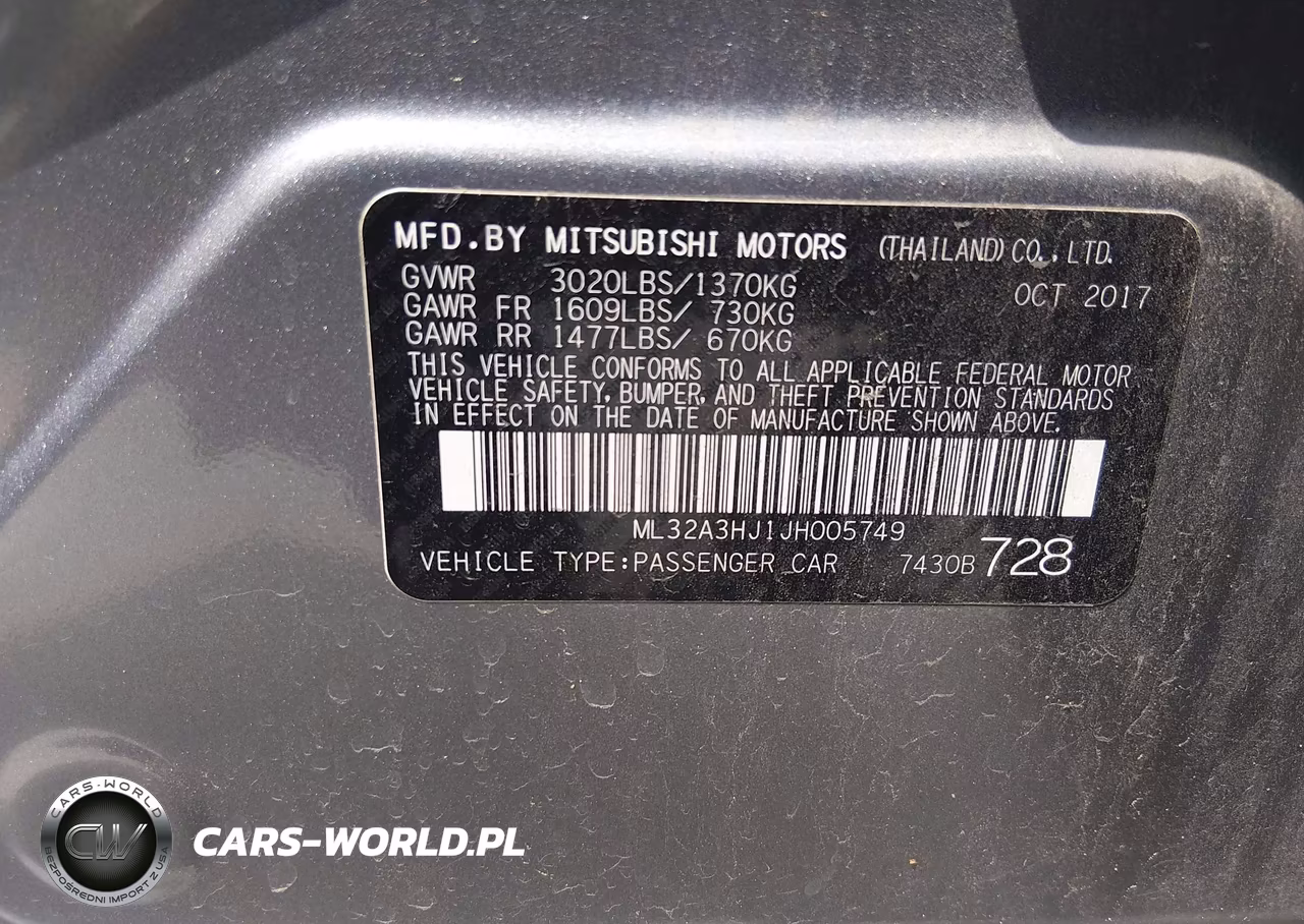 2018 Mitsubishi Mirage Es VIN:ML32A3HJ1JH005749 - 9