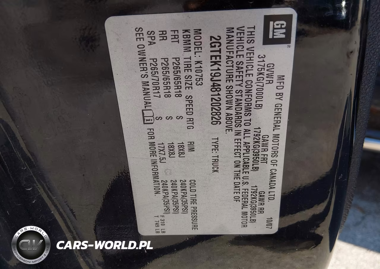 2008 GMC Sierra 1500 Sle2 VIN:2GTEK19J481202826 - 9