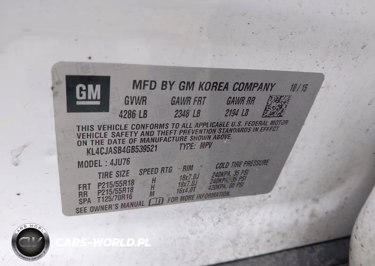 2016 Buick Encore VIN:KL4CJASB4GB539521 - 9