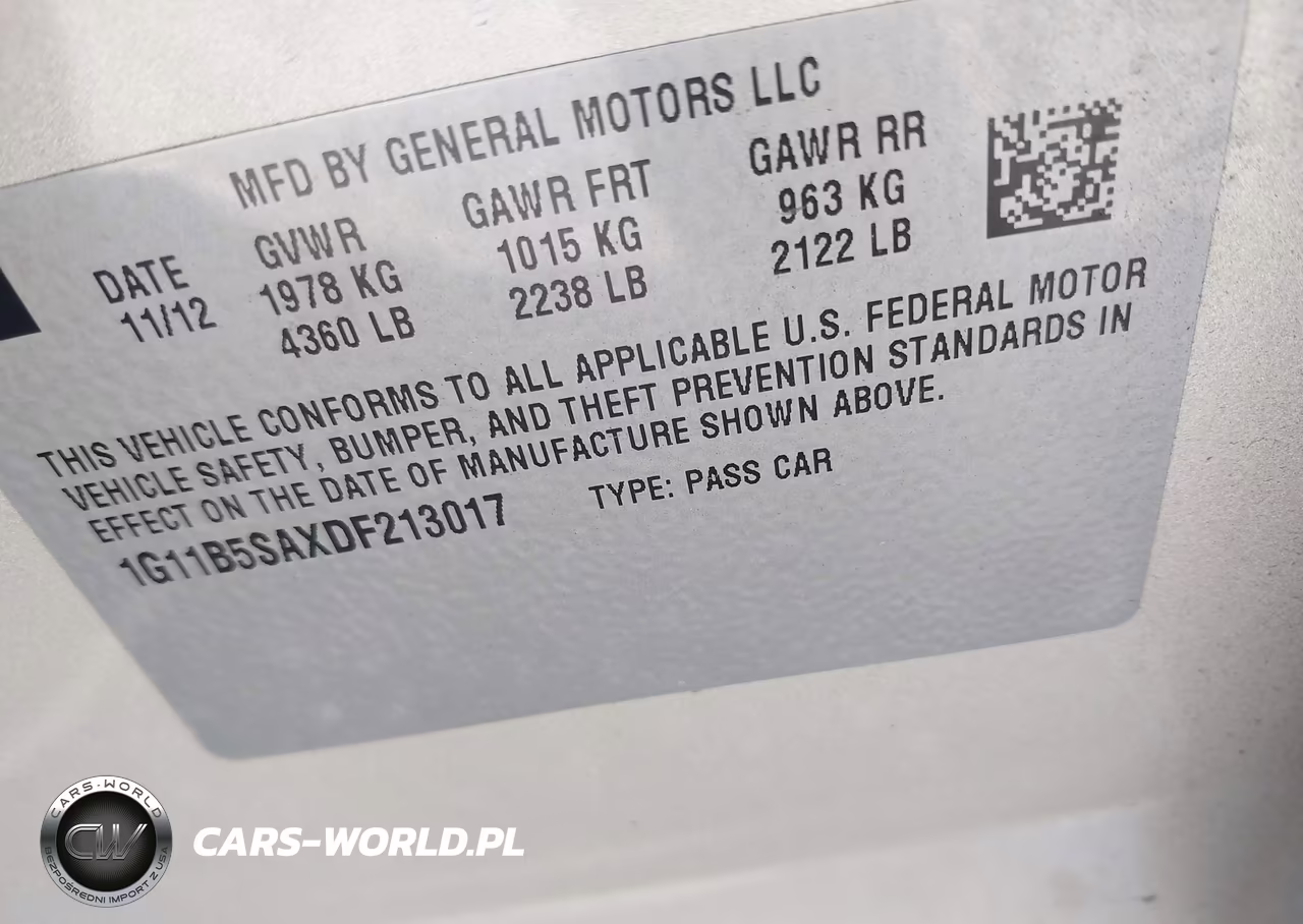 2013 Chevrolet Malibu 1Ls VIN:1G11B5SAXDF213017 - 9