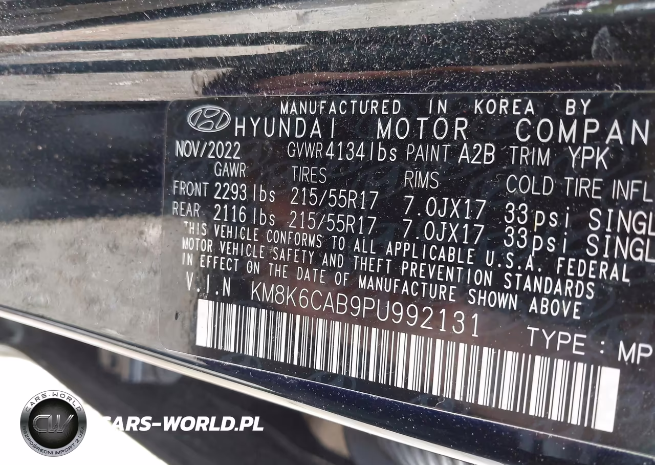 2023 Hyundai Kona Sel VIN:KM8K6CAB9PU992131 - 9