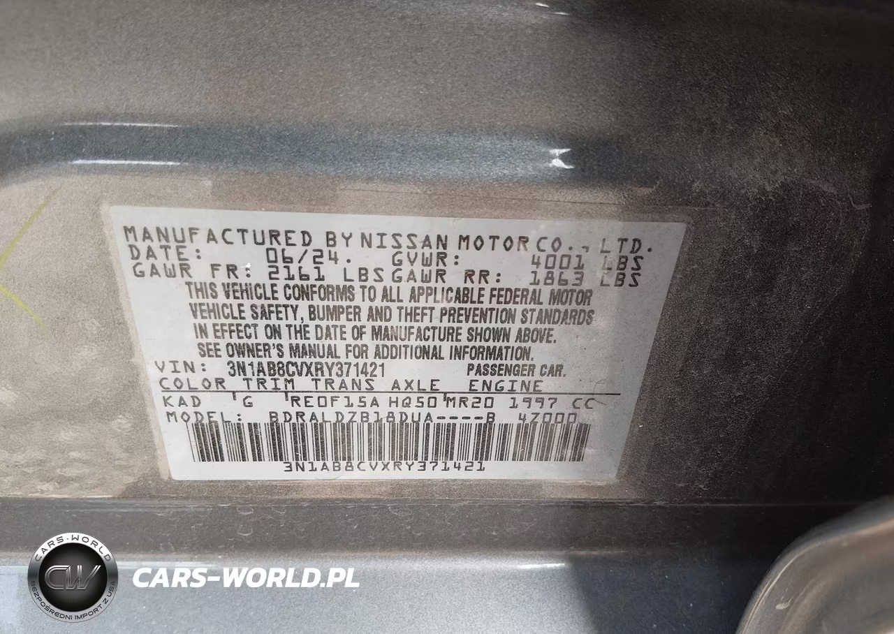 2024 Nissan Sentra Sv Xtronic Cvt VIN:3N1AB8CVXRY371421 - 9