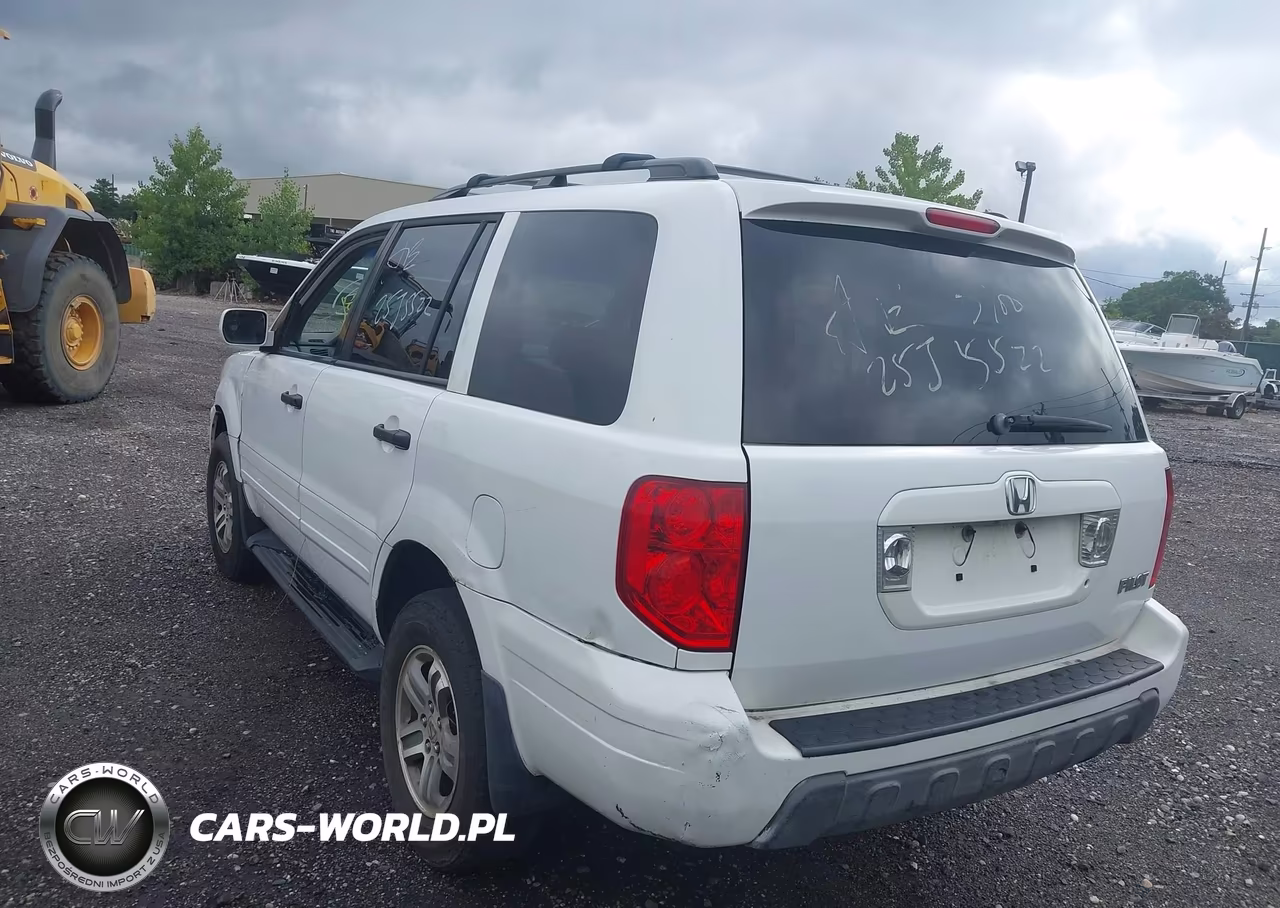 2005 Honda Pilot Ex-L VIN:2HKYF187X5H546016 - 3
