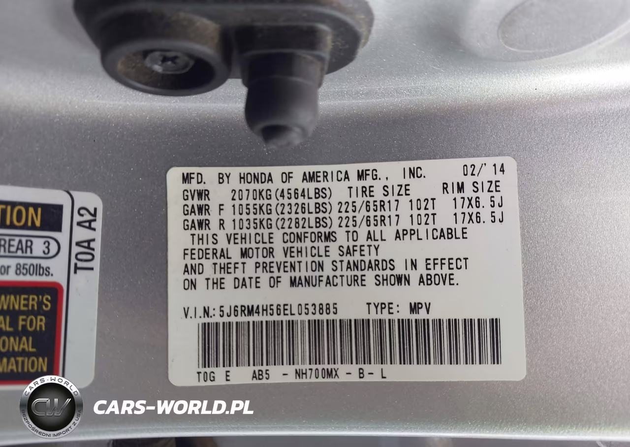 2014 Honda Cr-V Ex VIN:5J6RM4H56EL053885 - 9