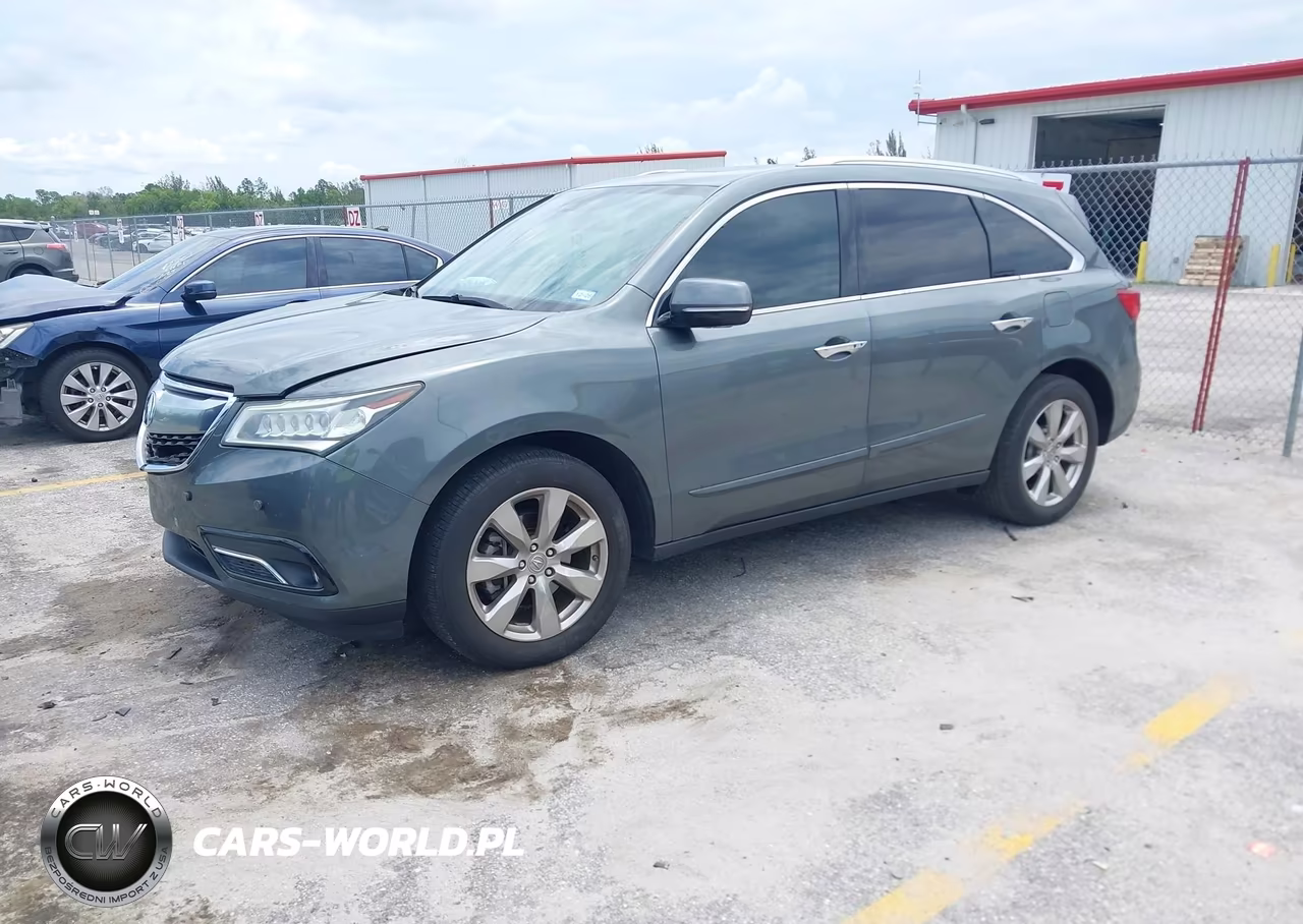 2016 Acura Mdx Advance Entertainment Packages-Advance Package VIN:5FRYD4H94GB028797 - 2