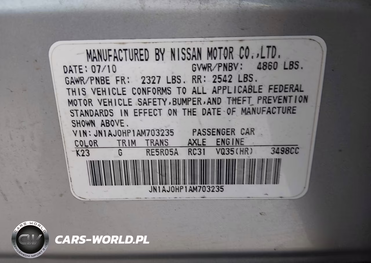 2010 Infiniti Ex35 Journey VIN:JN1AJ0HP1AM703235 - 9