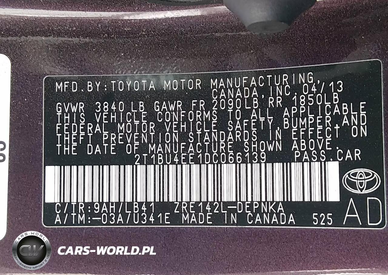 2013 Toyota Corolla Le Special Edition VIN:2T1BU4EE1DC066139 - 9