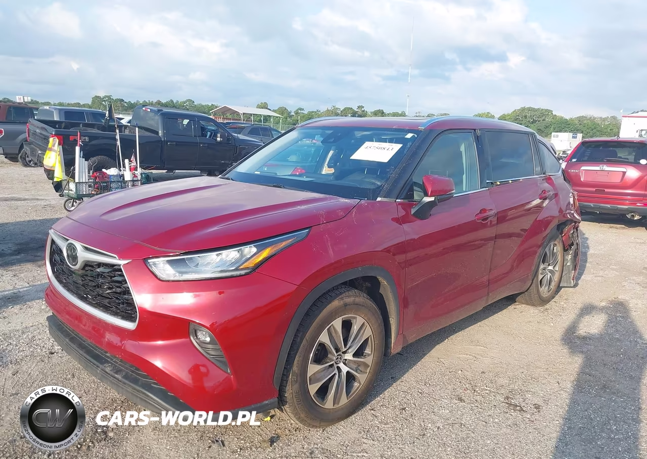 2020 Toyota Highlander Xle VIN:5TDGZRAH2LS505178 - 2