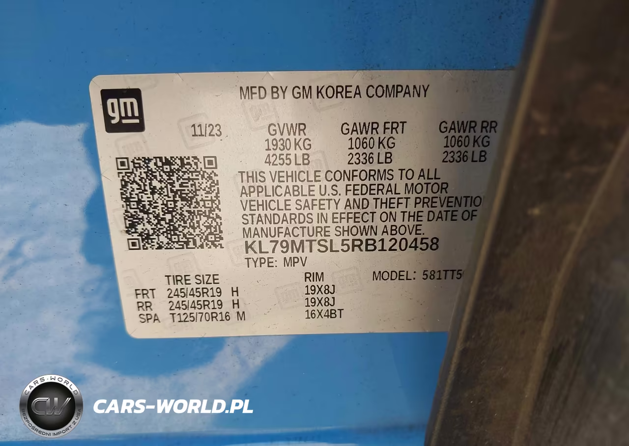 2024 Chevrolet Trailblazer Fwd Rs VIN:KL79MTSL5RB120458 - 9