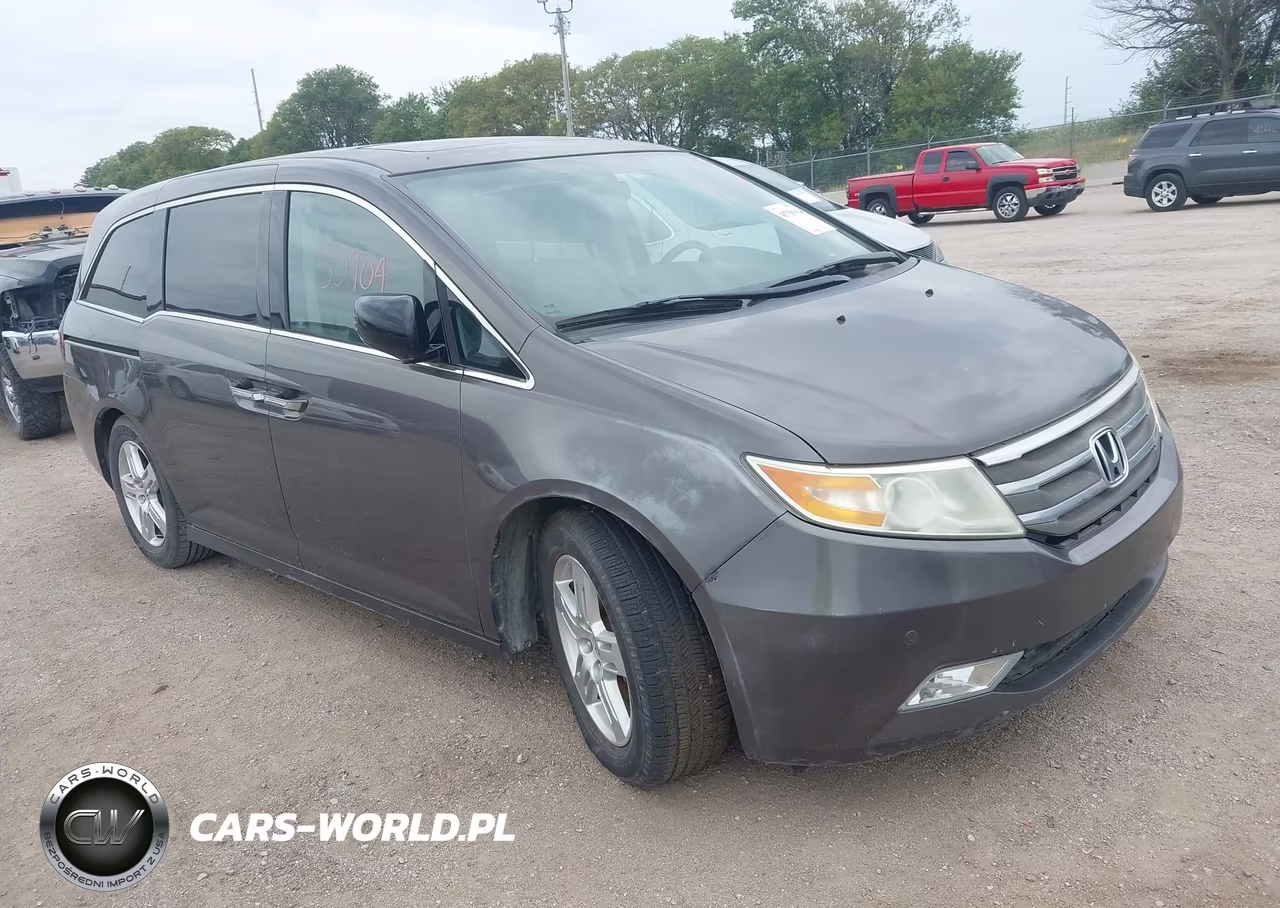2012 Honda Odyssey Touring-Touring Elite VIN:5FNRL5H91CB032475 - 1