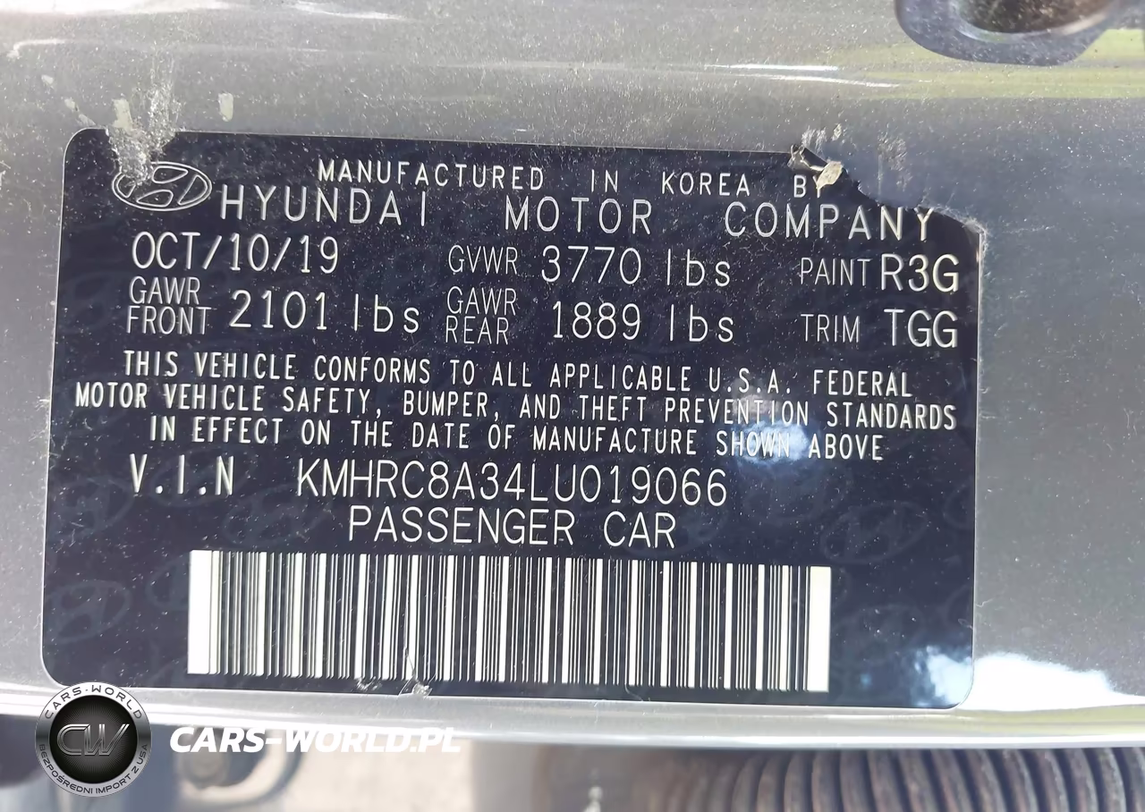 2020 Hyundai Venue Sel VIN:KMHRC8A34LU019066 - 9