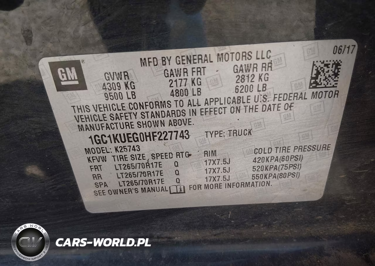 2017 Chevrolet Silverado 2500Hd Work Truck VIN:1GC1KUEG0HF227743 - 9