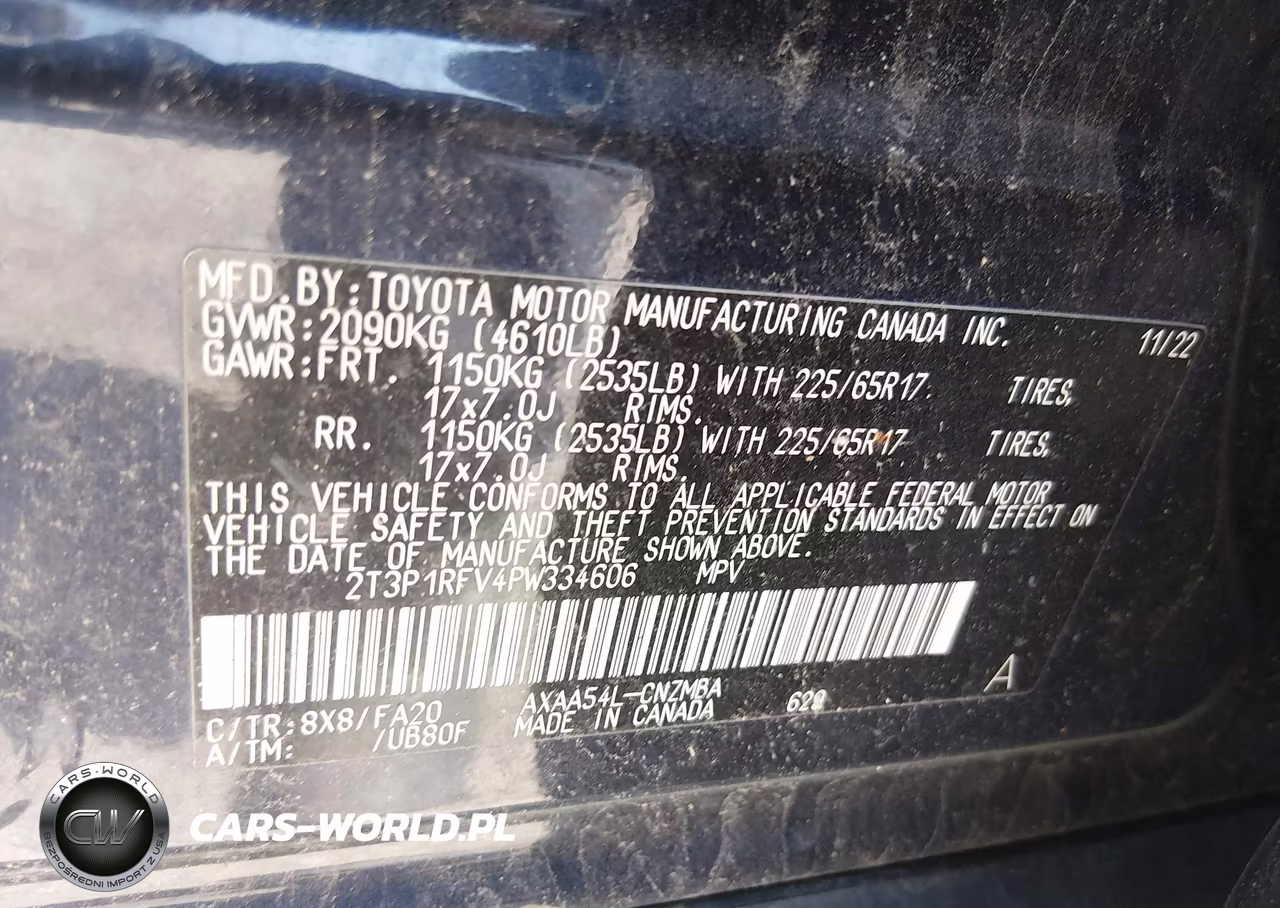 2023 Toyota Rav4 Xle VIN:2T3P1RFV4PW334606 - 9