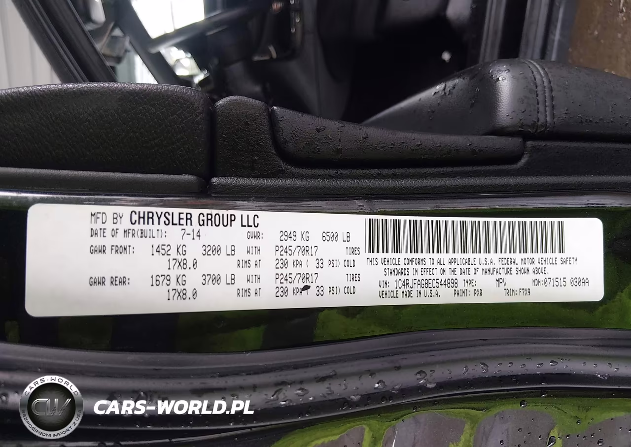 2014 Jeep Grand Cherokee Laredo VIN:1C4RJFAG8EC544898 - 9
