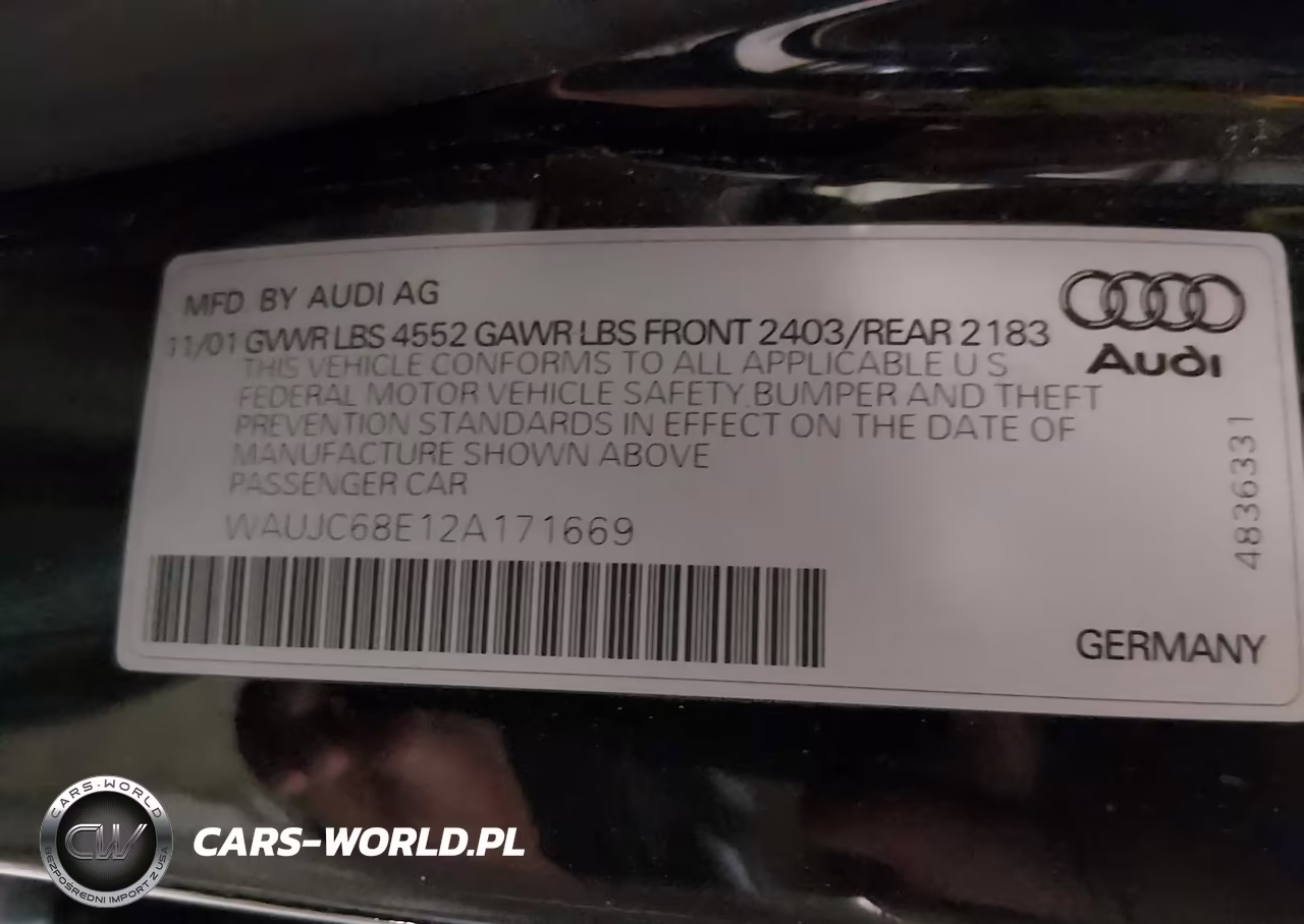 2002 Audi A4 1.8T VIN:WAUJC68E12A171669 - 9