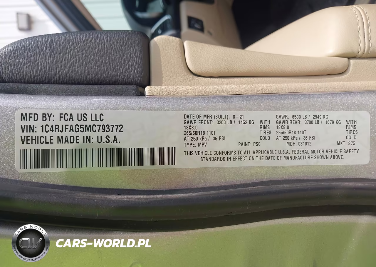 2021 Jeep Grand Cherokee Laredo E 4X4 VIN:1C4RJFAG5MC793772 - 9