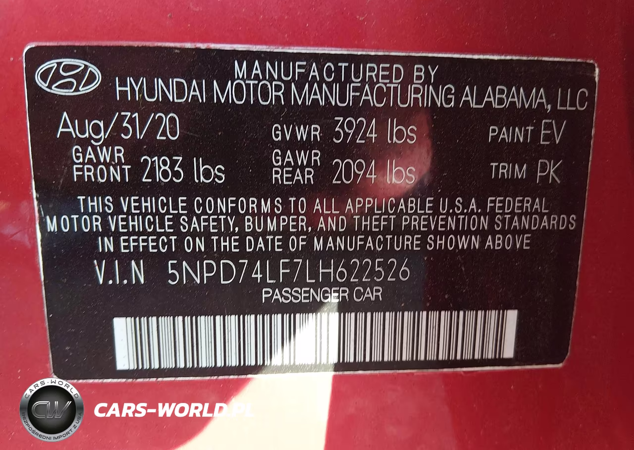 2020 Hyundai Elantra Se VIN:5NPD74LF7LH622526 - 9