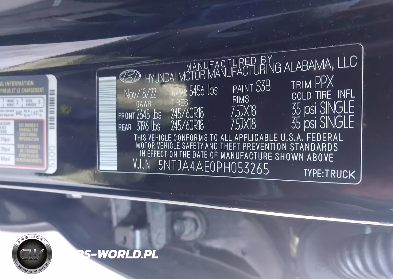 2023 Hyundai Santa Cruz Se VIN:5NTJA4AE0PH053265 - 9