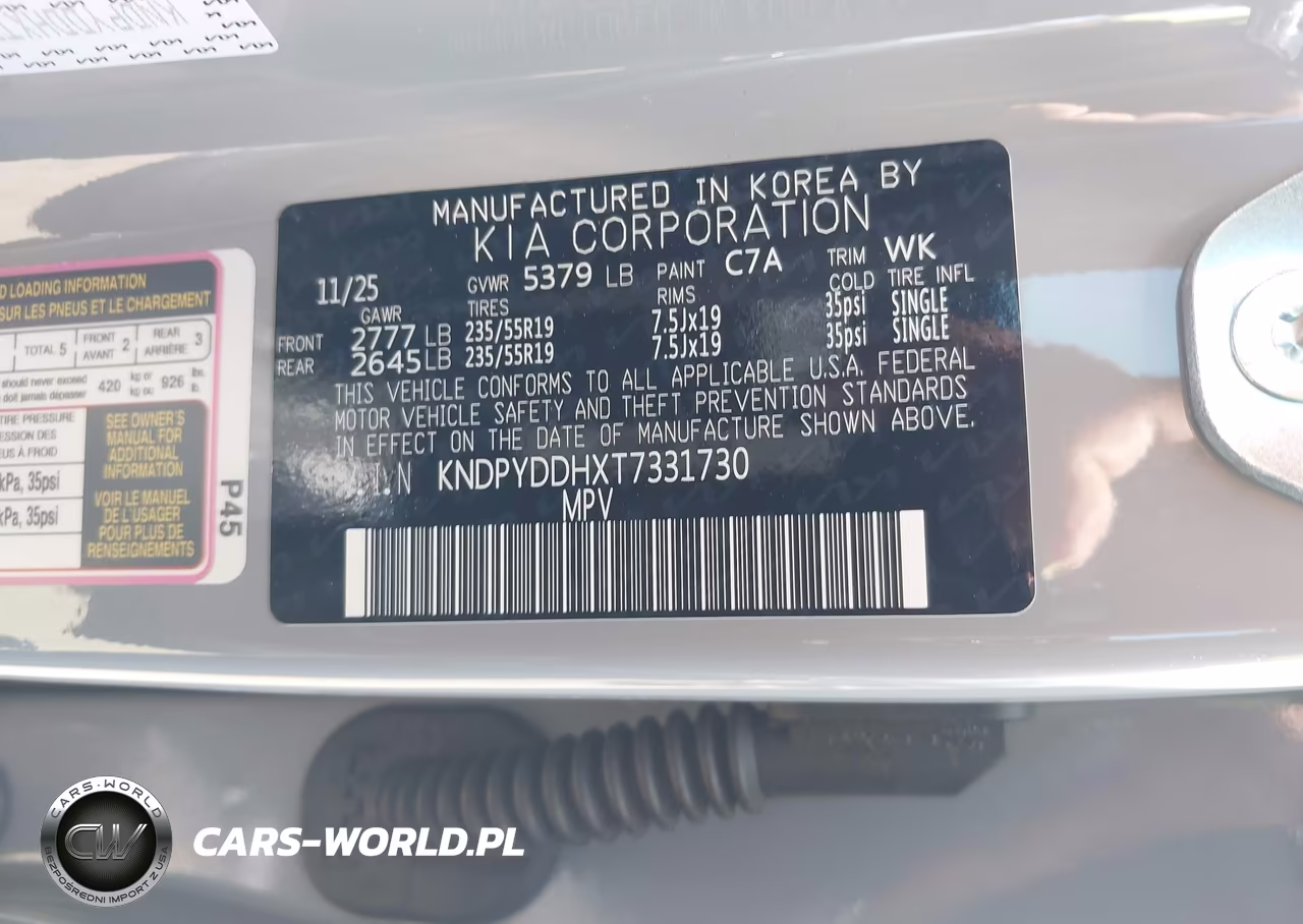 2026 Kia Sportage Plug-In Hybrid X-Line VIN:KNDPYDDHXT7331730 - 9