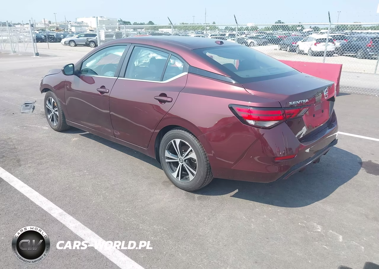 2022 Nissan Sentra Sv Xtronic Cvt VIN:3N1AB8CV7NY301028 - 3