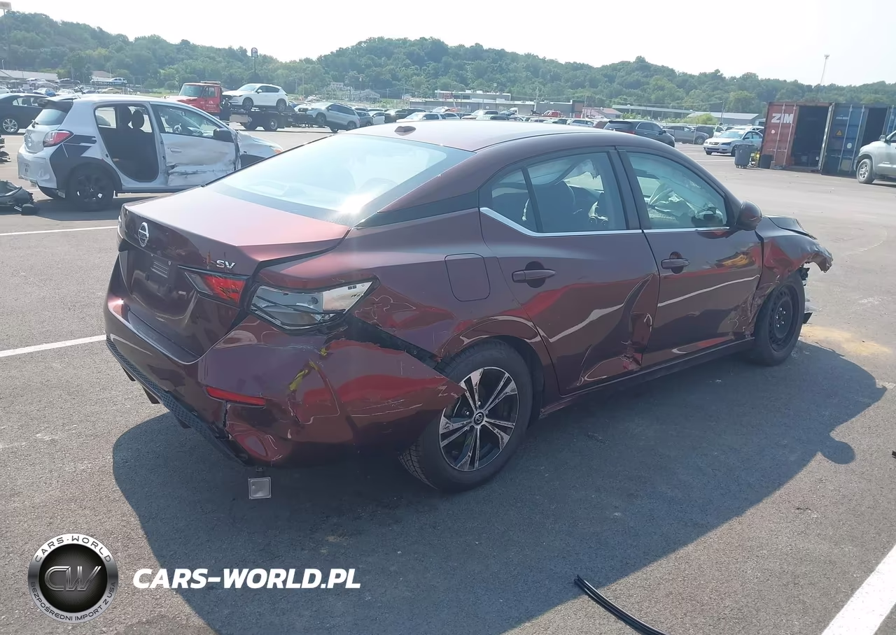 2022 Nissan Sentra Sv Xtronic Cvt VIN:3N1AB8CV7NY301028 - 4