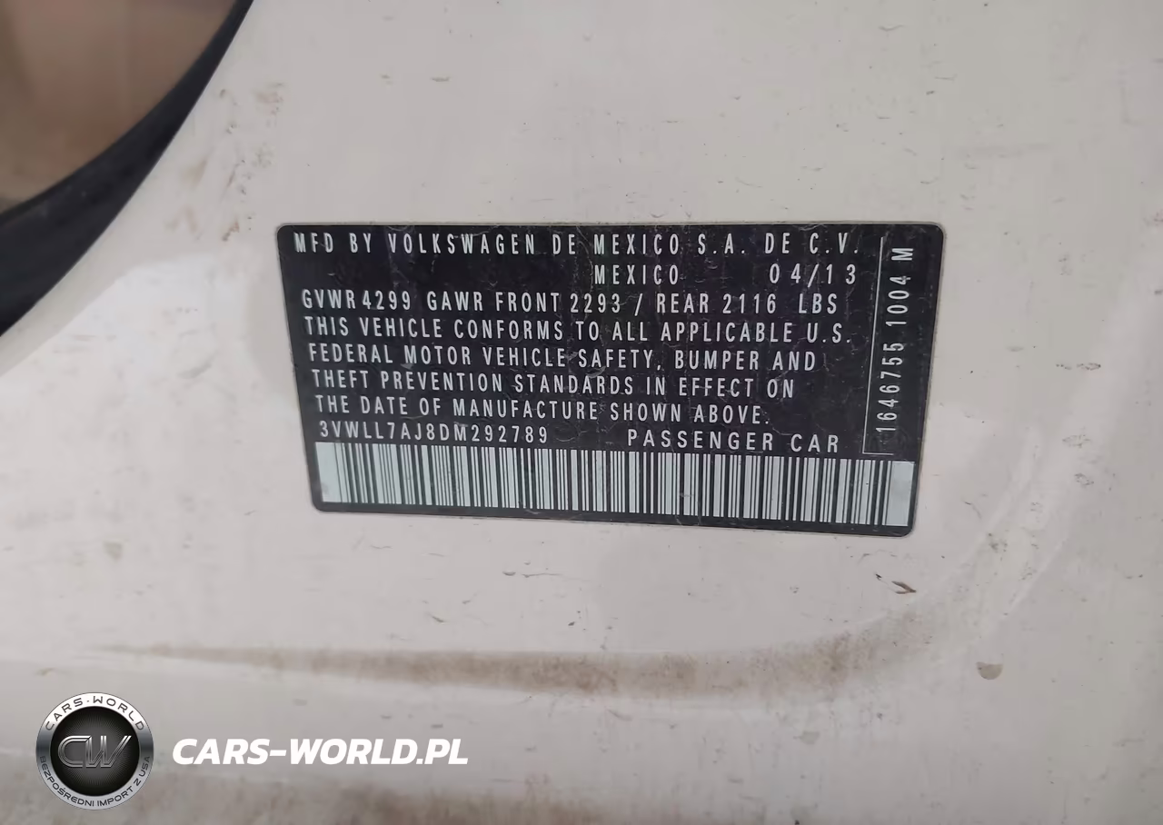2013 Volkswagen Jetta 2.0L Tdi VIN:3VWLL7AJ8DM292789 - 9