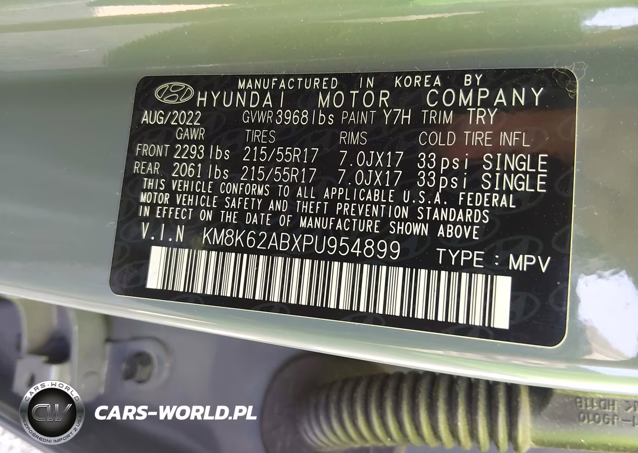 2023 Hyundai Kona Sel VIN:KM8K62ABXPU954899 - 9