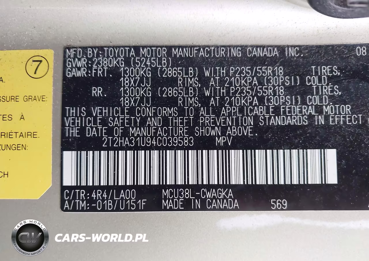 2004 Lexus Rx 330 VIN:2T2HA31U94C039583 - 9