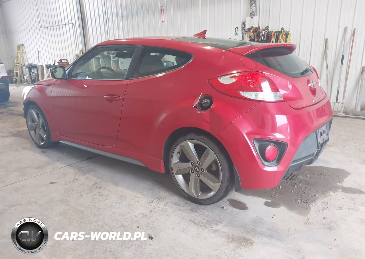 2014 Hyundai Veloster Turbo W-Black VIN:KMHTC6AE9EU191561 - 3
