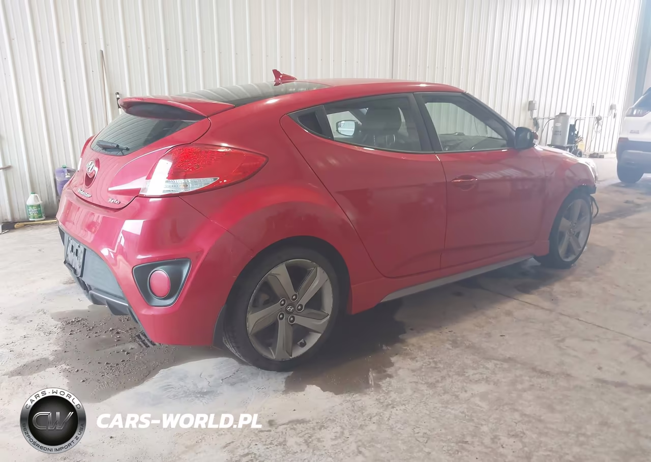 2014 Hyundai Veloster Turbo W-Black VIN:KMHTC6AE9EU191561 - 4