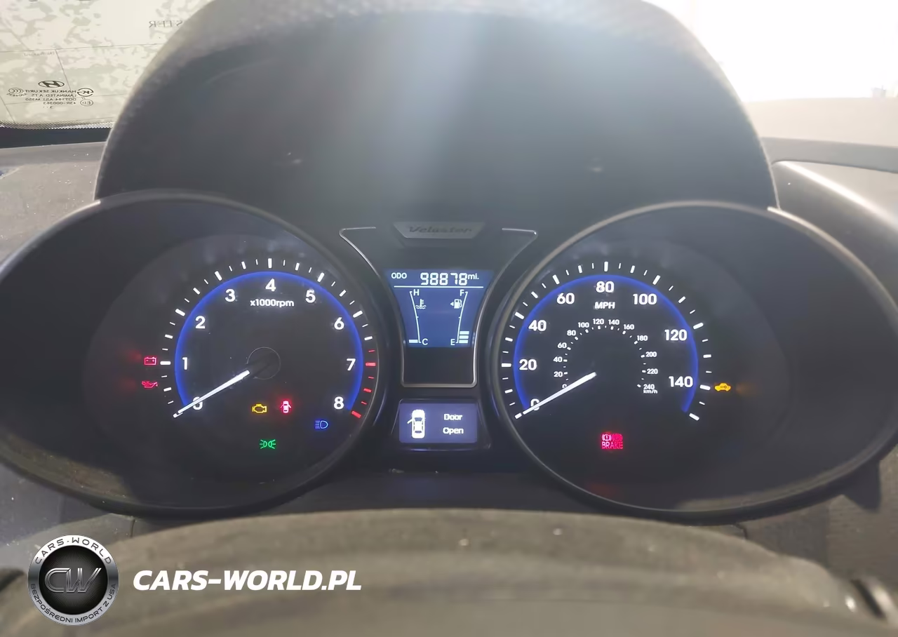 2014 Hyundai Veloster Turbo W-Black VIN:KMHTC6AE9EU191561 - 7