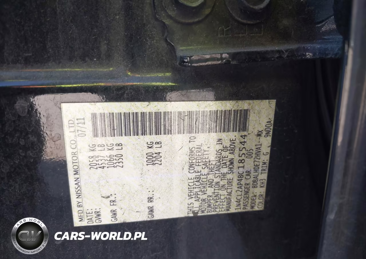 2011 Nissan Altima Hybrid VIN:1N4CL2AP4BC185544 - 9