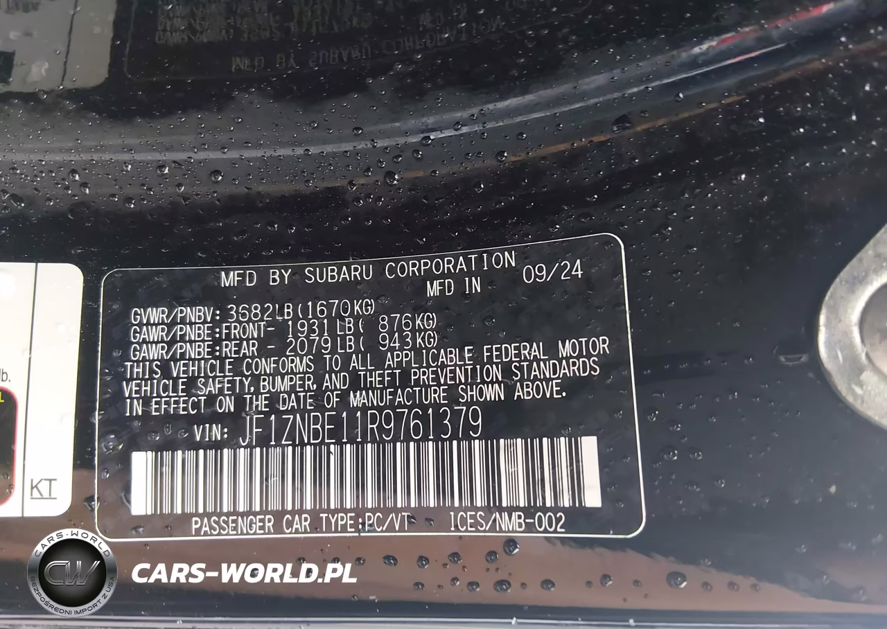 2024 Toyota Gr86 Premium VIN:JF1ZNBE11R9761379 - 9