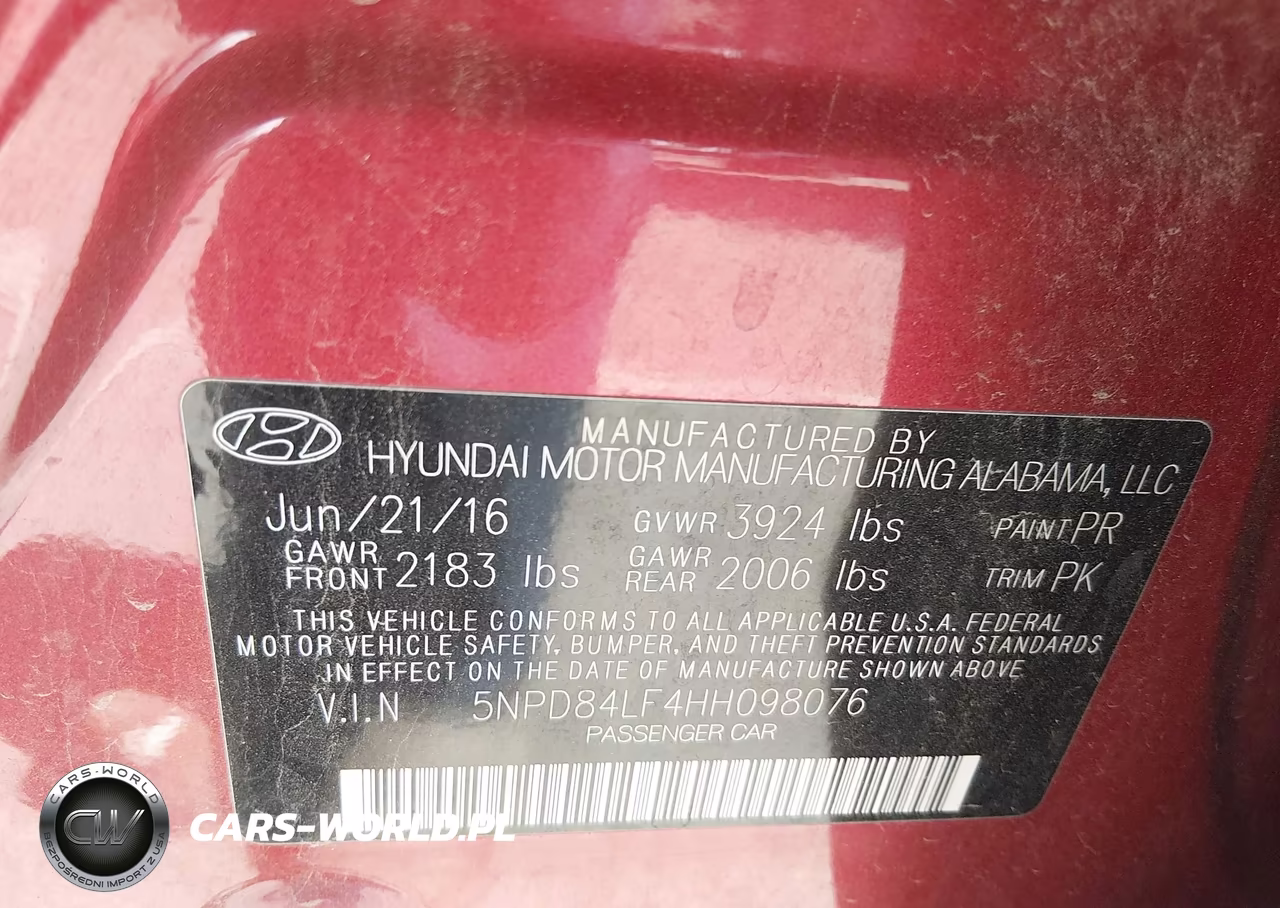 2017 Hyundai Elantra Se VIN:5NPD84LF4HH098076 - 9