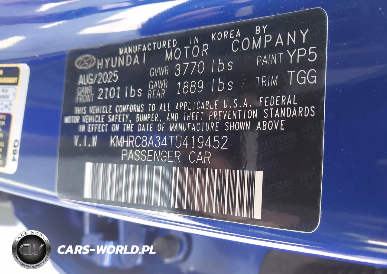 2026 Hyundai Venue Sel VIN:KMHRC8A34TU419452 - 9