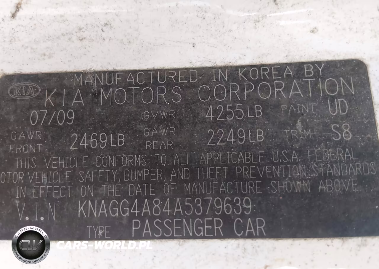 2010 Kia Optima Lx VIN:KNAGG4A84A5379639 - 9