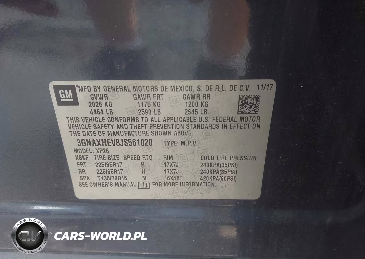 2018 Chevrolet Equinox Ls VIN:3GNAXHEV8JS561020 - 9