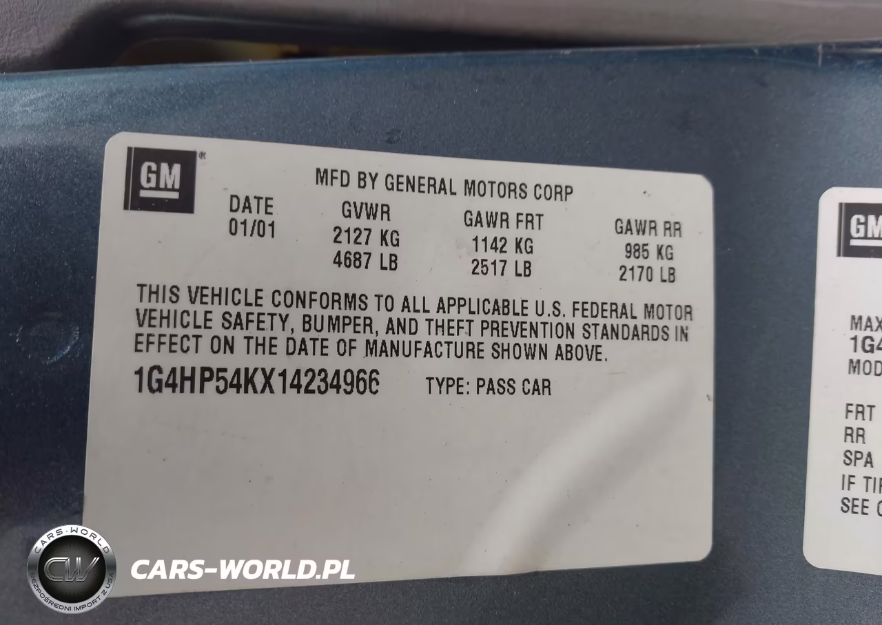 2001 Buick Lesabre Custom VIN:1G4HP54KX14234966 - 9