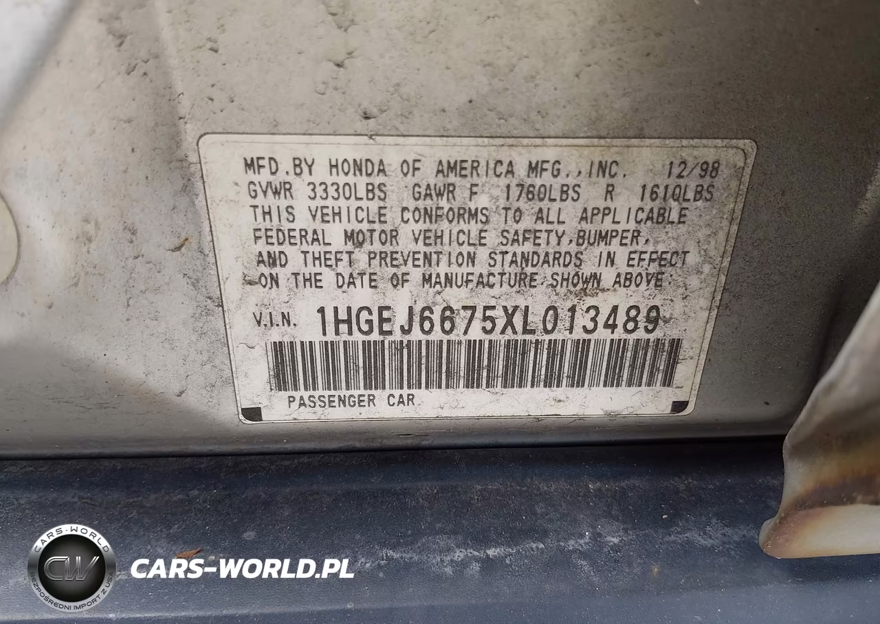 1999 Honda Civic Lx VIN:1HGEJ6675XL013489 - 9