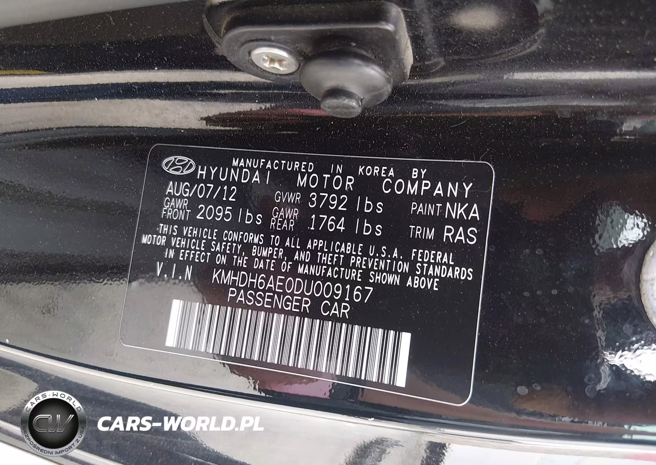 2013 Hyundai Elantra Se VIN:KMHDH6AE0DU009167 - 9