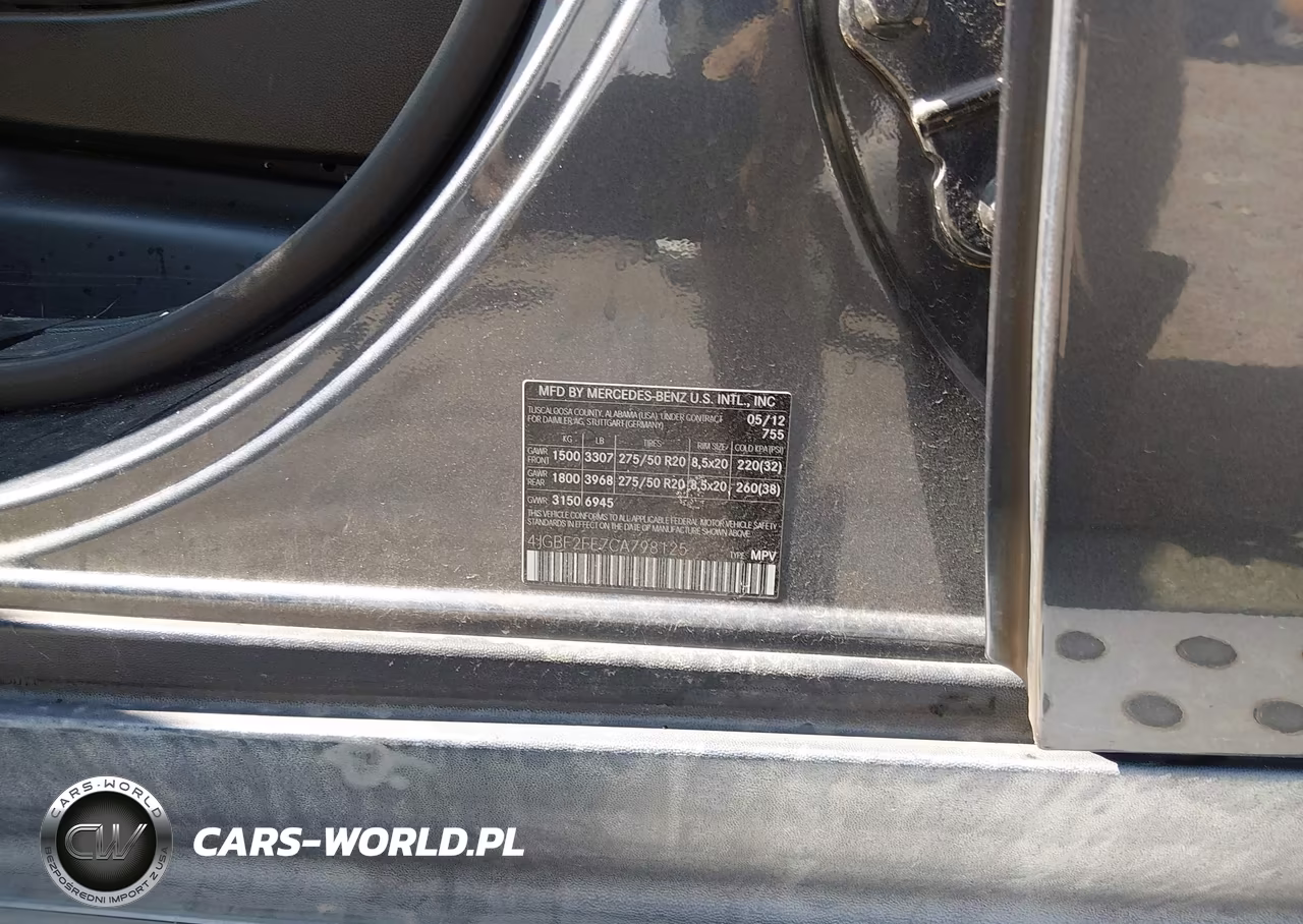 2012 Mercedes-Benz Gl 350 Bluetec 4Matic VIN:4JGBF2FE7CA798125 - 9