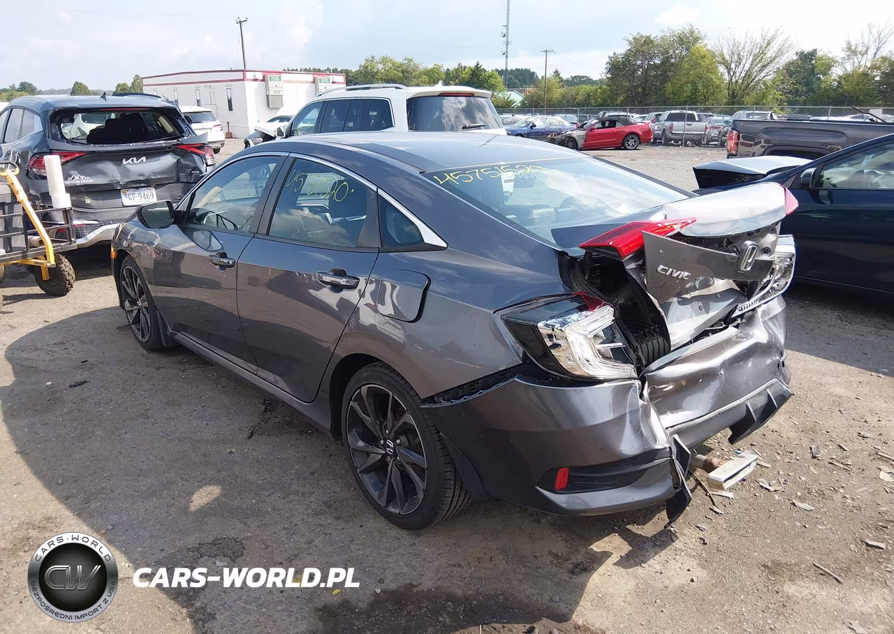 2019 Honda Civic Sport VIN:19XFC2F89KE021207 - 3