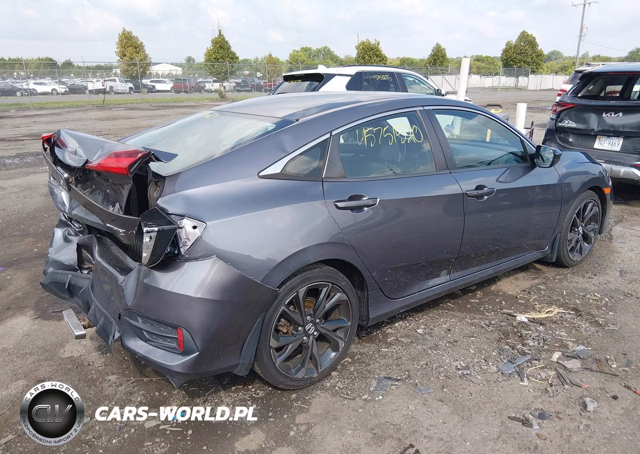 2019 Honda Civic Sport VIN:19XFC2F89KE021207 - 4