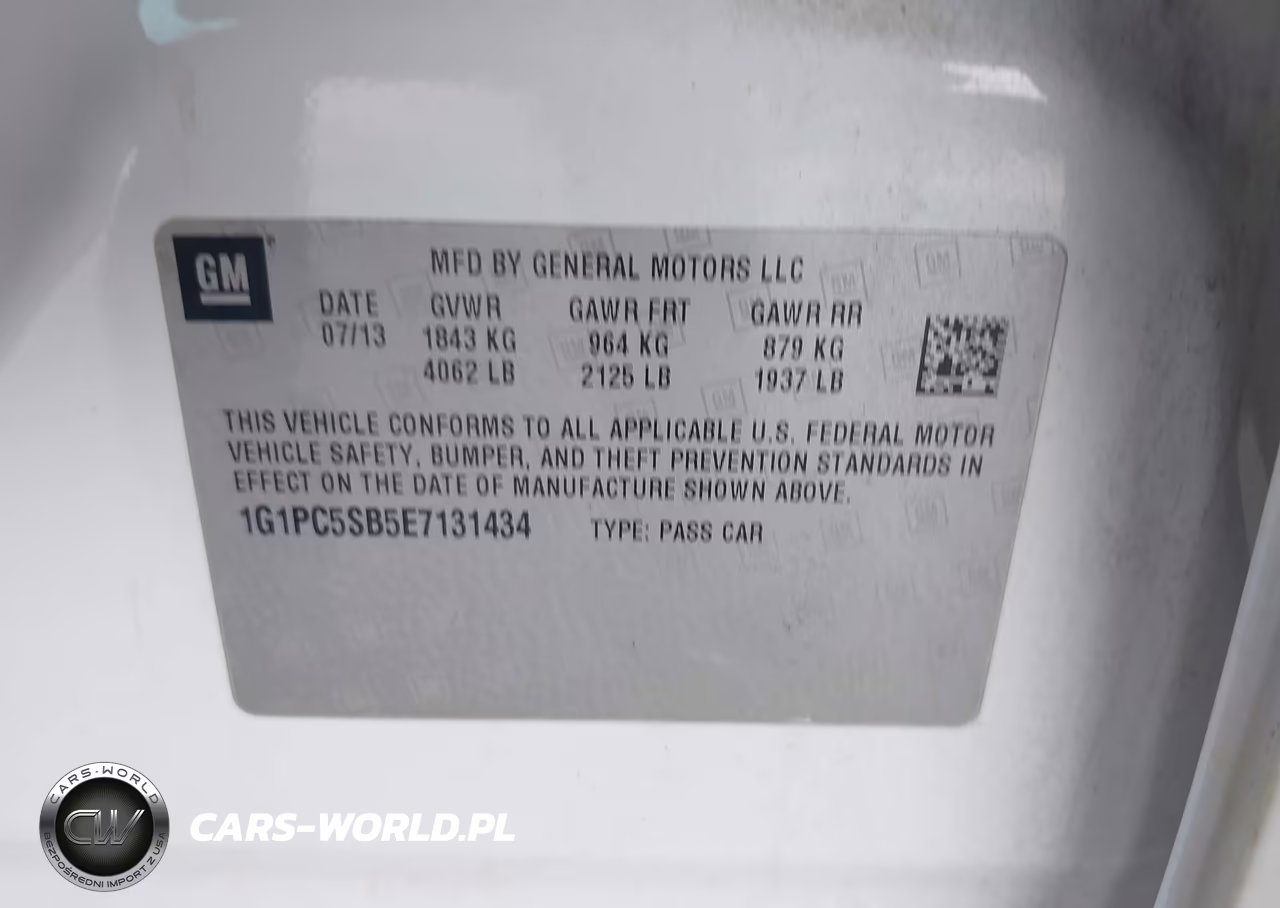 2014 Chevrolet Cruze 1Lt Auto VIN:1G1PC5SB5E7131434 - 9
