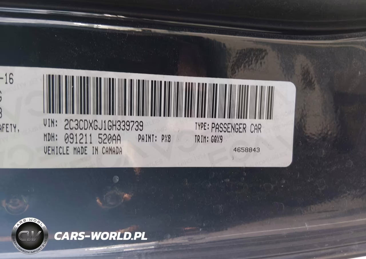 2016 Dodge Charger R-T Scat Pack VIN:2C3CDXGJ1GH339739 - 9
