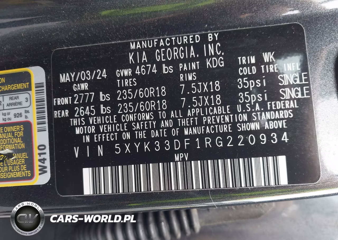 2024 Kia Sportage Ex VIN:5XYK33DF1RG220934 - 9