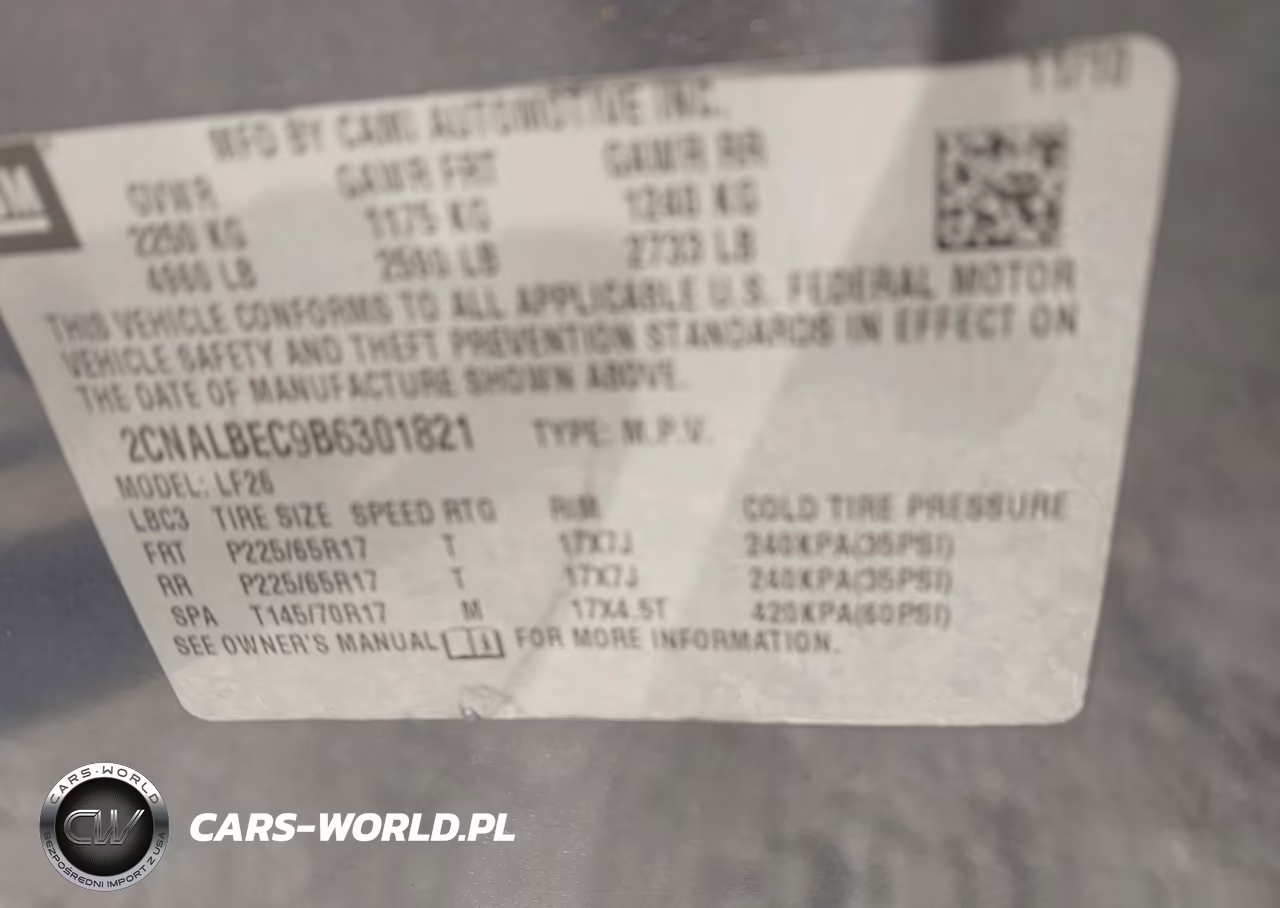 2011 Chevrolet Equinox Ls VIN:2CNALBEC9B6301821 - 9