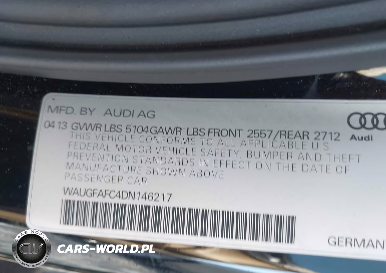 2013 Audi A6 2.0T Premium VIN:WAUGFAFC4DN146217 - 9